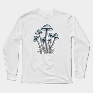 Fungi Fun: Cartoon Mushroom Print to Show Your Eco-Friendly Style 2 Long Sleeve T-Shirt